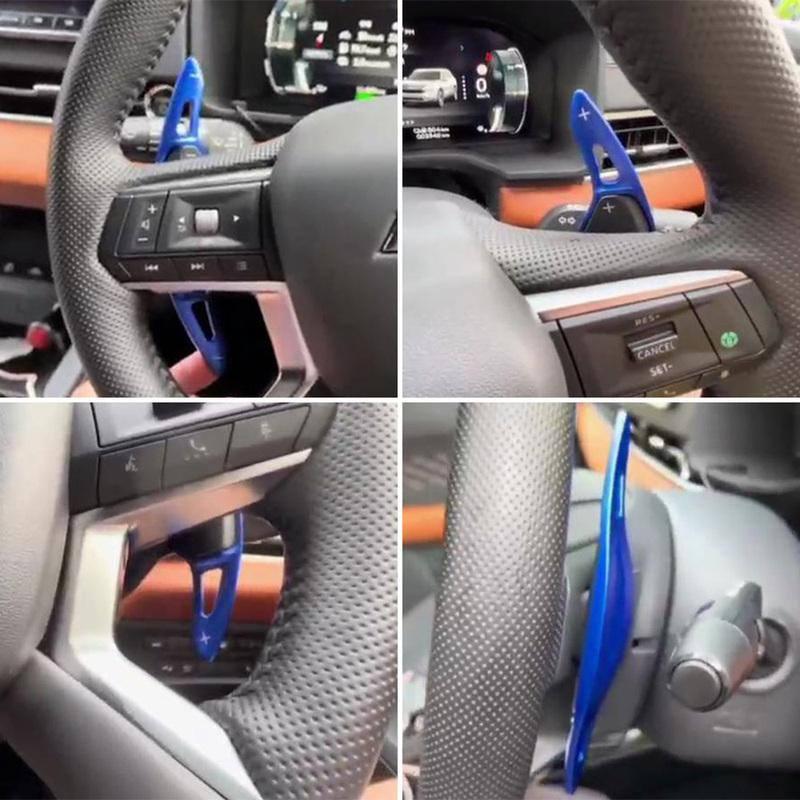 Лепестки переключения передач для Mitsubishi Outlander ZM ES SE SEL LS Руль автомобиля Накладка-удлинитель рычага DSG Наклейки на рычаг переключения передач Алюминий