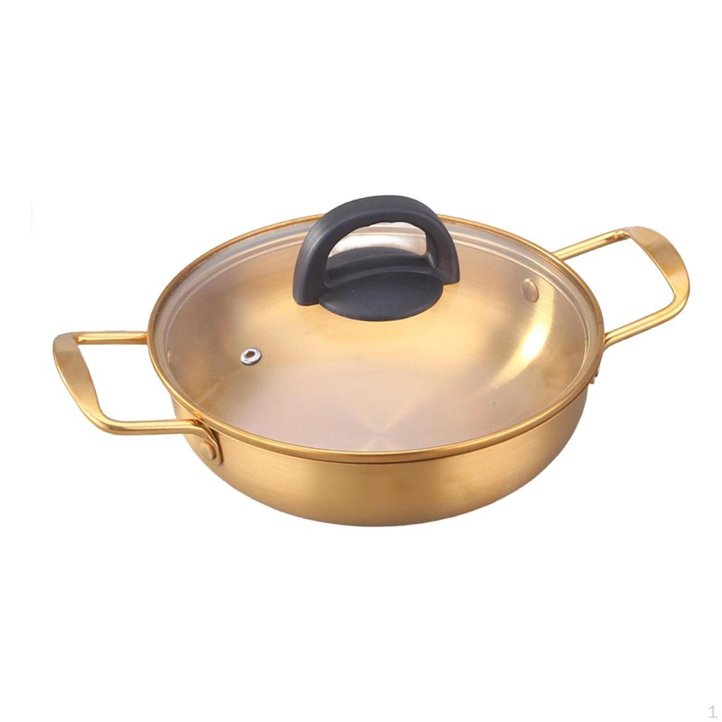 Корейская кастрюля с лапшой рамэн, кастрюля для супа кимчи, быстро нагревающаяся домашняя кулинария