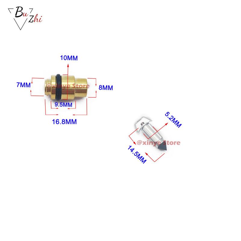 1set Motorcycle engine carburetor repair kit floating needle seat gasket parts For Yamaha FZX750 FZX700 Fazer FZX 750 700