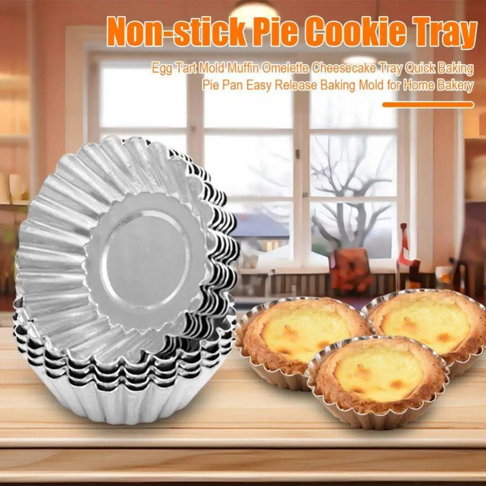 50 шт. Антипригарные формы для тарталеток и маффинов, многоразовые кухонные формы для выпечки, аксессуары для пекарни