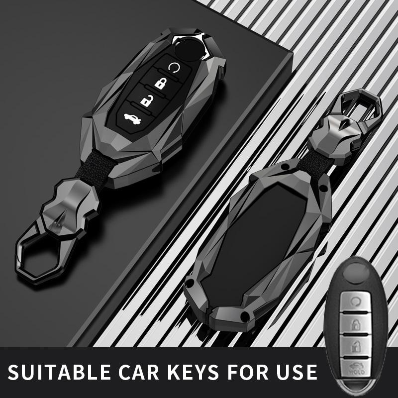 Подходит для чехла-кольца-цепочки для ключа автомобиля Nissan Versa Maxima Altima Rogue Armada Sentra Murano Для Infiniti Fx35 Qx60