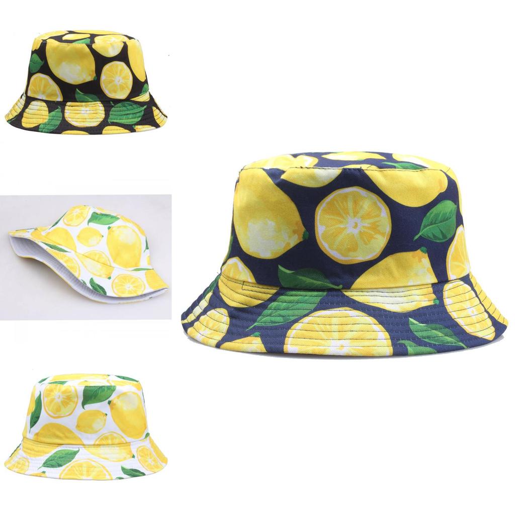 Tropical Print Sun Hat For Women With Rolled Edge Short Brim Summer Beachwear