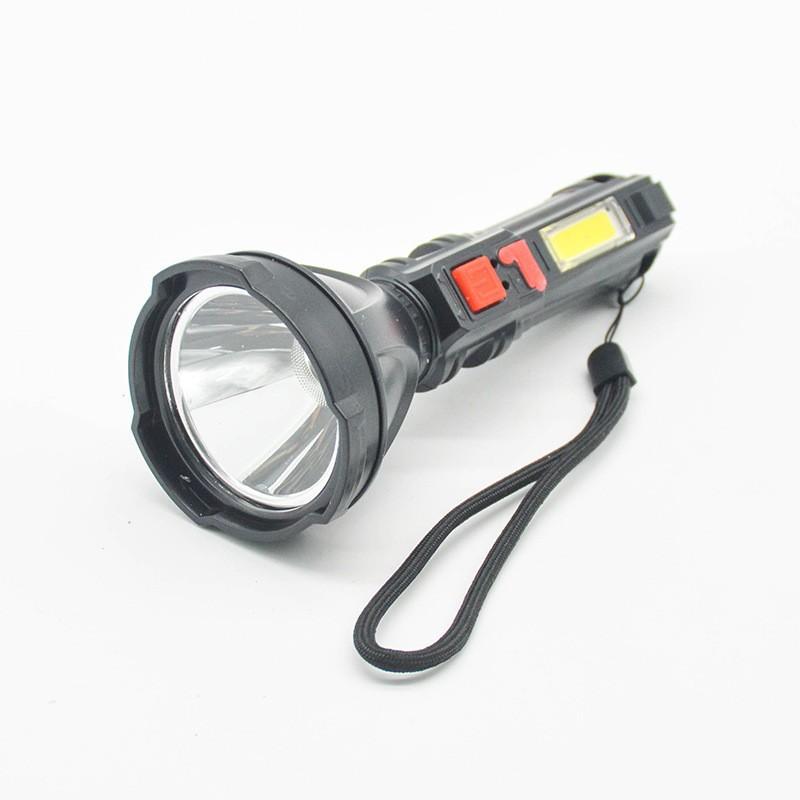 Outdoor Led Super Bright Flashlight Rechargeable Cob Side Light Camping Fishing Emergency Lighting Explosion-proof Flashlight