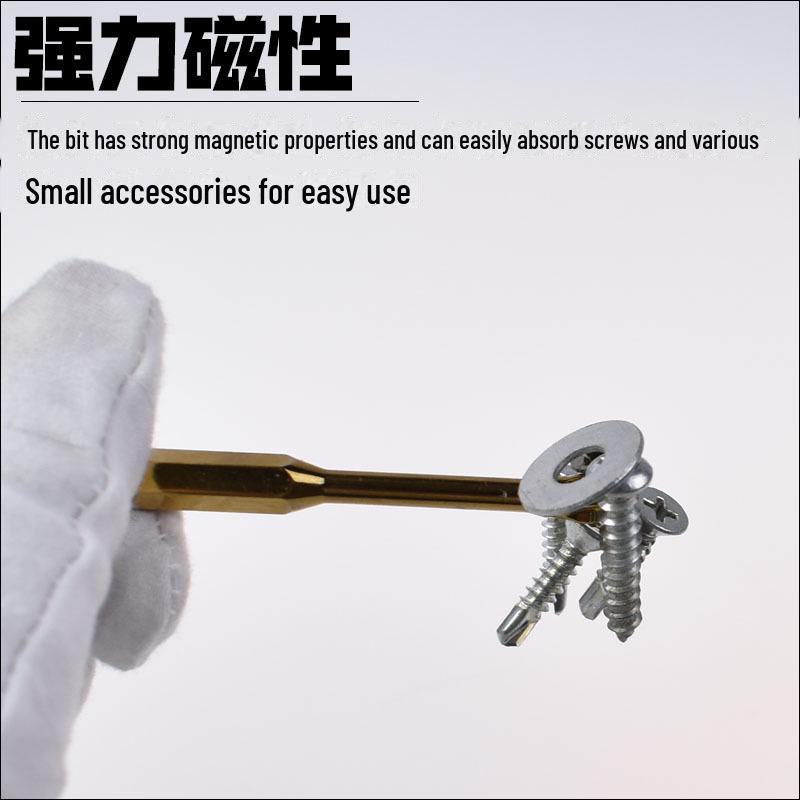 Противоскользящая ударная отвертка с прочной магнитной крестообразной головкой и зубчатой пневматической отверткой Ручная дрель