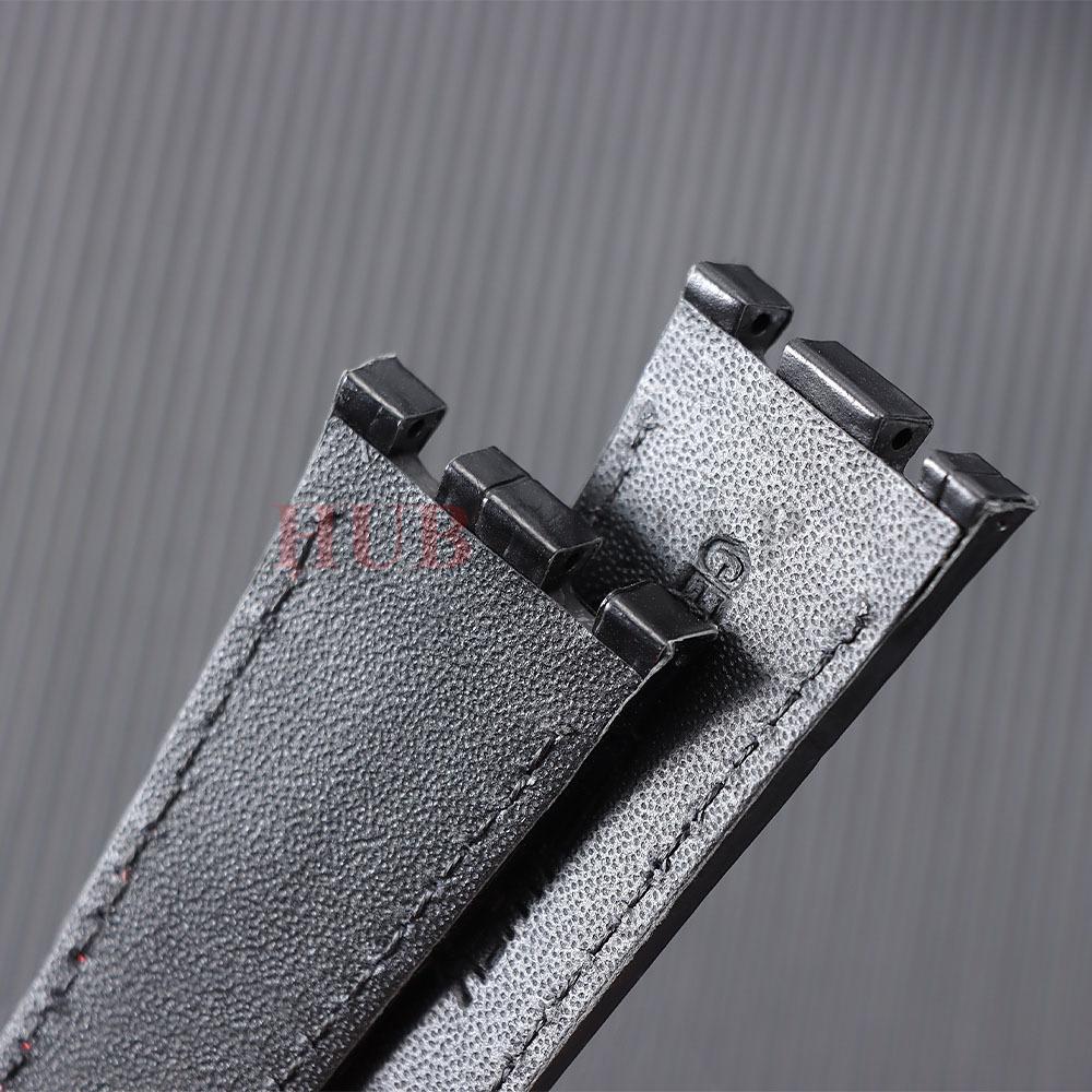 Оригинальные кожаные ремешки для часов Audemars Piguet Royal 15710 15703 15706 26474 28 мм со складной пряжкой для мужчин