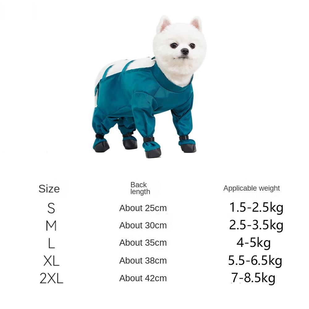 Dirty-Proof Full Coverage Dog Boots Breathable Dog Trousers Foot Cover  for Outdoor Walking Hiking