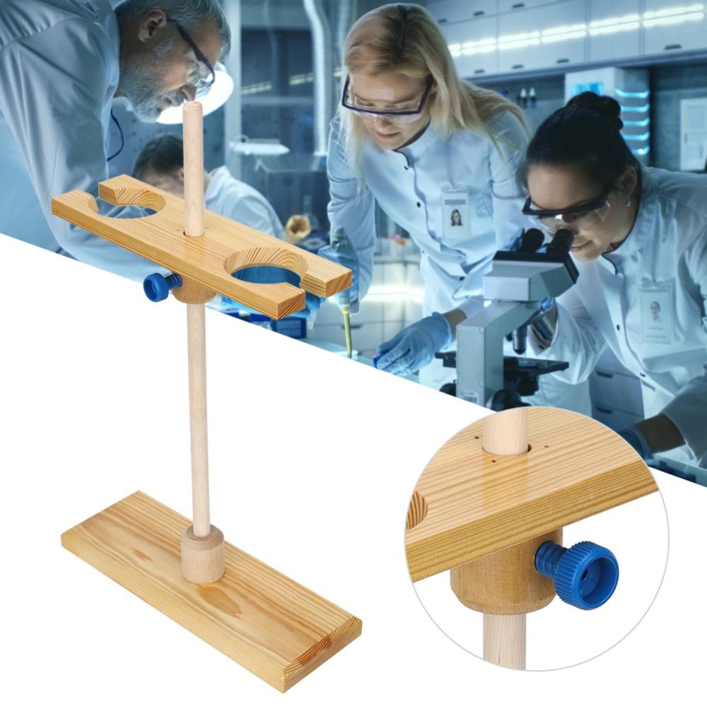 2 Hole Height Adjustable 2 Hole Funnel Rack 2 Hole Lab Funnel Support Sample Preparation