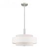 Modern Minimalist Cloth Pendant Light Creative Fabric Rounded Light Fixture Living Room Decor Dining Room Suspension Luminaire