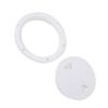 6in Deck Plate Hatch Cover Round White NonSlip Surface Separate Design PreDrilled Holes
