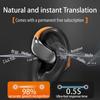 Переводчик языка с помощью искусственного интеллекта Наушники 144 языка Акценты Переводчик Беспроводные наушники Bluetooth 5.4 Наушники Переводчик Наушники Устройство Приложение подходит для iOS Android  