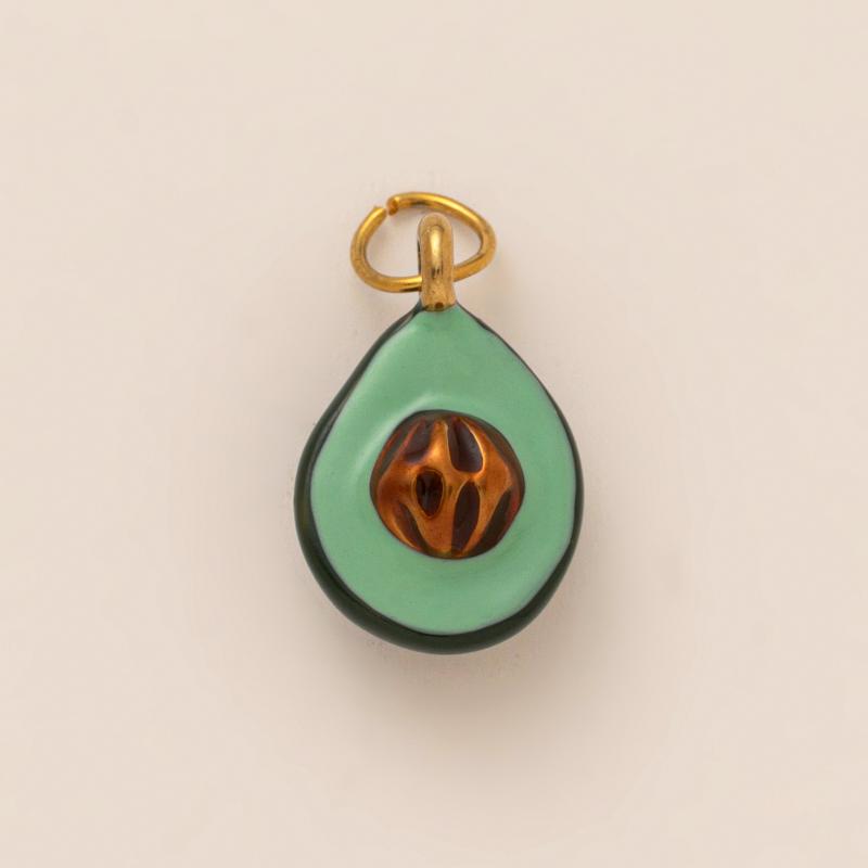 Сделай сам Эмалевая Подвеска из Нержавеющей Стали Красочные Фрукты Банан Арбуз Апельсин Авокадо Подвеска Аксессуары для Ювелирных Изделий Ручной Работы