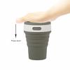 Кофейные кружки, складная силиконовая чашка для путешествий, складные чашки для воды, БЕСПЛАТНО BPA, пищевая посуда, кружка
