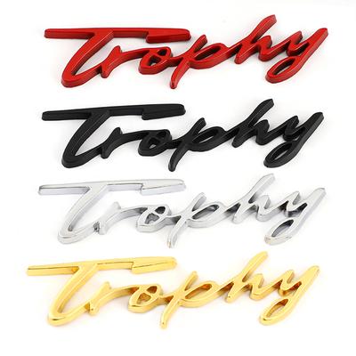 3D металлический трофейный логотип, автомобильные наклейки, эмблема, значок багажника, авто наклейки для Renault Megane 2 3 4 RS Grandtourer GT MG 5 6 MG6