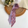 Silk Scarf, Long Strip, High-end New Shirt, Scarf, Tied Bag, Ribbon, Floral Headscarf, Headband, Tied Hair Streamer.
