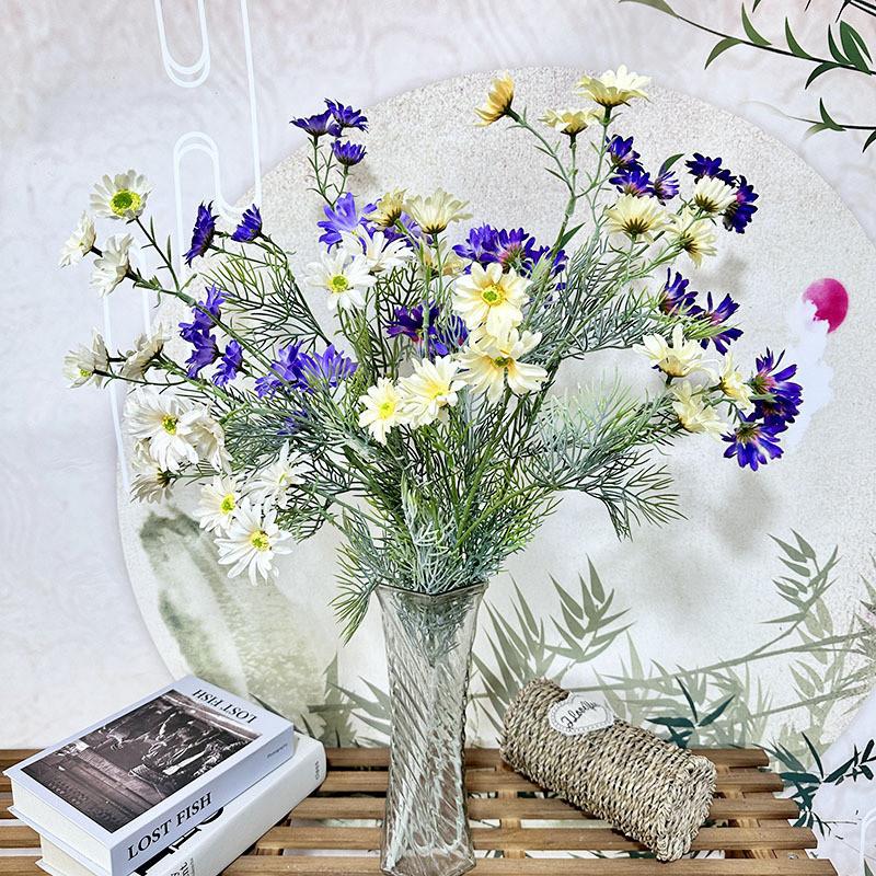 Chrysanthemum Artificial Flower Wedding Hotel Restaurant Decoration Desktop