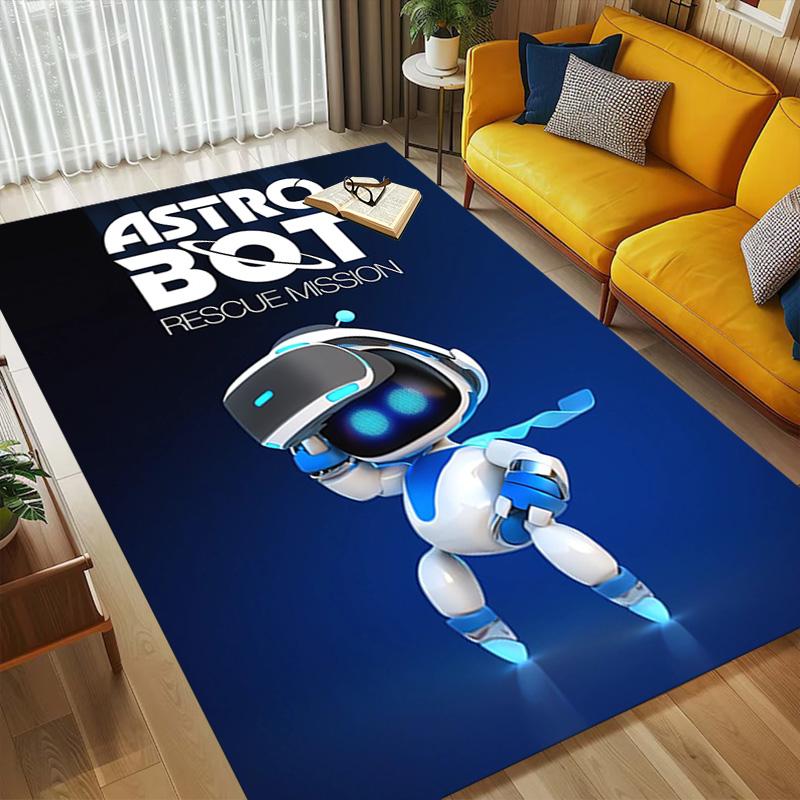 Astro Bot Living Room Nonslip Area Rug Soft Carpet For Bedroom Game Playroom Sofa Office Home Decor Doormat Christmas Gift C9261086