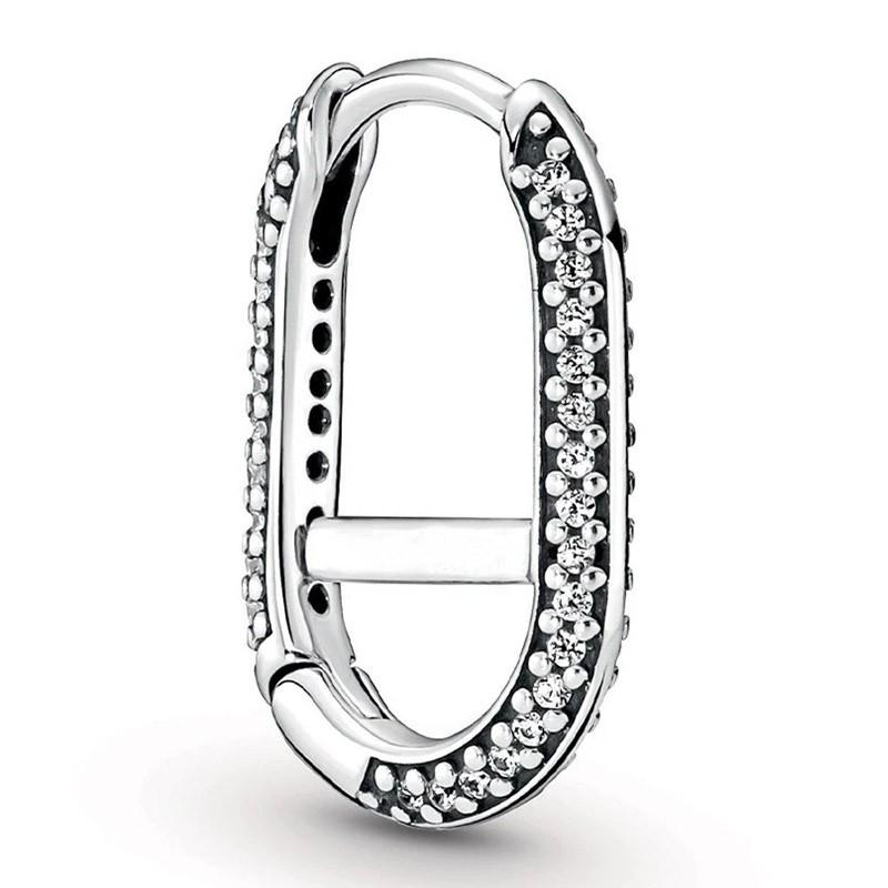 Подлинная 925 пробы серебряная паве-ссылка ME Cool Banana Moon Power Light Me Up серьга-кольцо для женщин подарок на день рождения ювелирные изделия