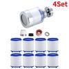 1-5Set Faucet Water Filter Element Remove Chlorine Heavy Metals Filtered Showers Head Bath Filtration Purifier Soften Hard Water
