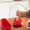 Стильный Цветная Подставка для Крышек Pot Lid Rack Держатель для Ложек Керамическая Подставка Держатель для Кастрюль Не Требуется Сверление Кухонный Органайзер