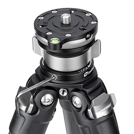 Leofoto Leveling Head Leofoto Horizontal Adjustable Precision Adjustment High Precision Camera Tripod Accessory Combined with Video Head and Gimbal