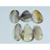 153Cts. Натуральный Ботсванский Агат Груша Кабошон Свободный Драгоценный Камень Лот 6 Шт. A-675