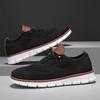 Men'S Sneaker Shoes New British Style Summer Running Breathable Mesh Lightweight Flat Outdoor Walking Shoes Large Size