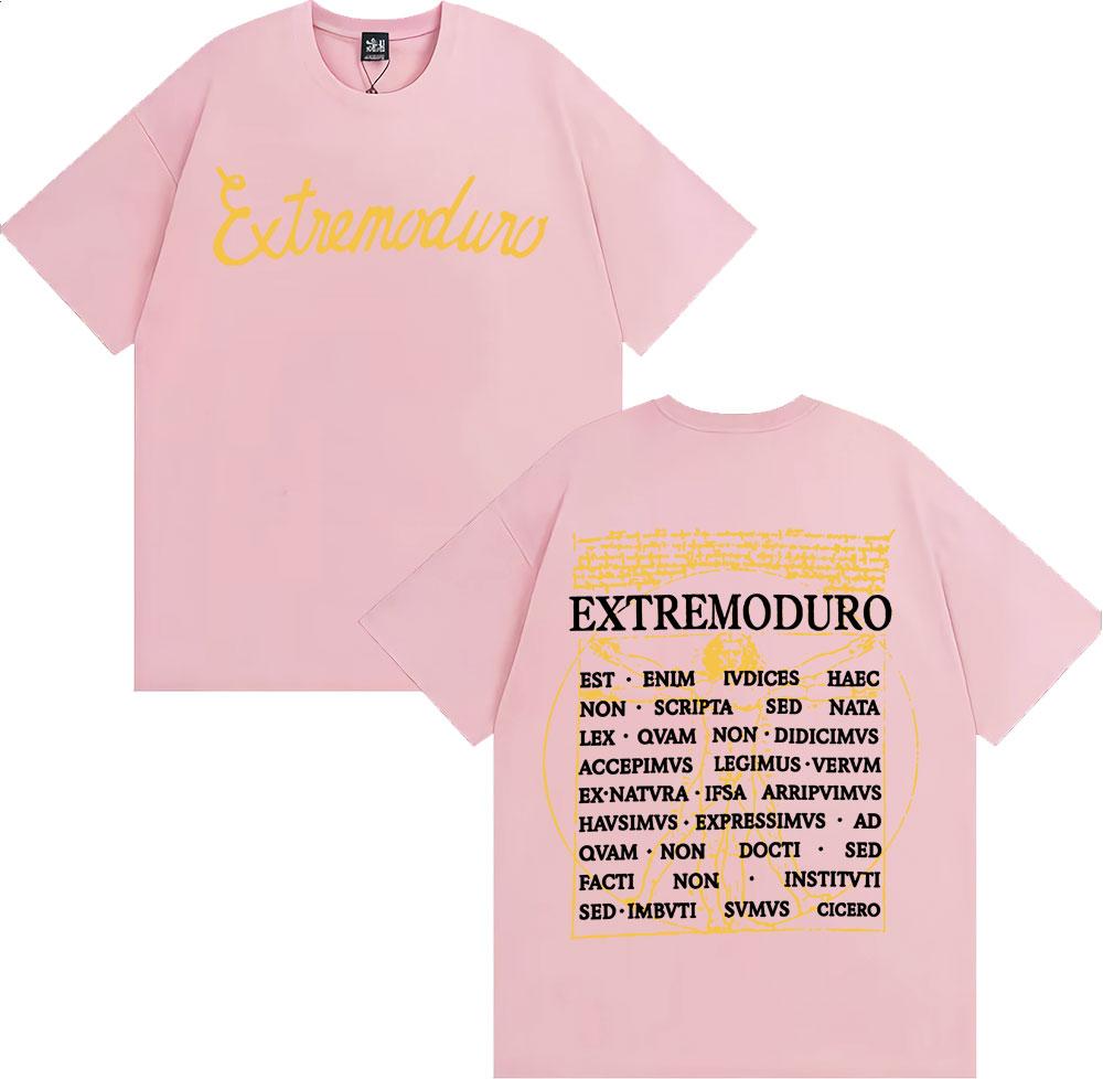 Extremoduro Tour 2026 Print T Shirts Mens Clothing Harajuku High Street Tshirt Man pure Cotton Short Sleeve Tshirts