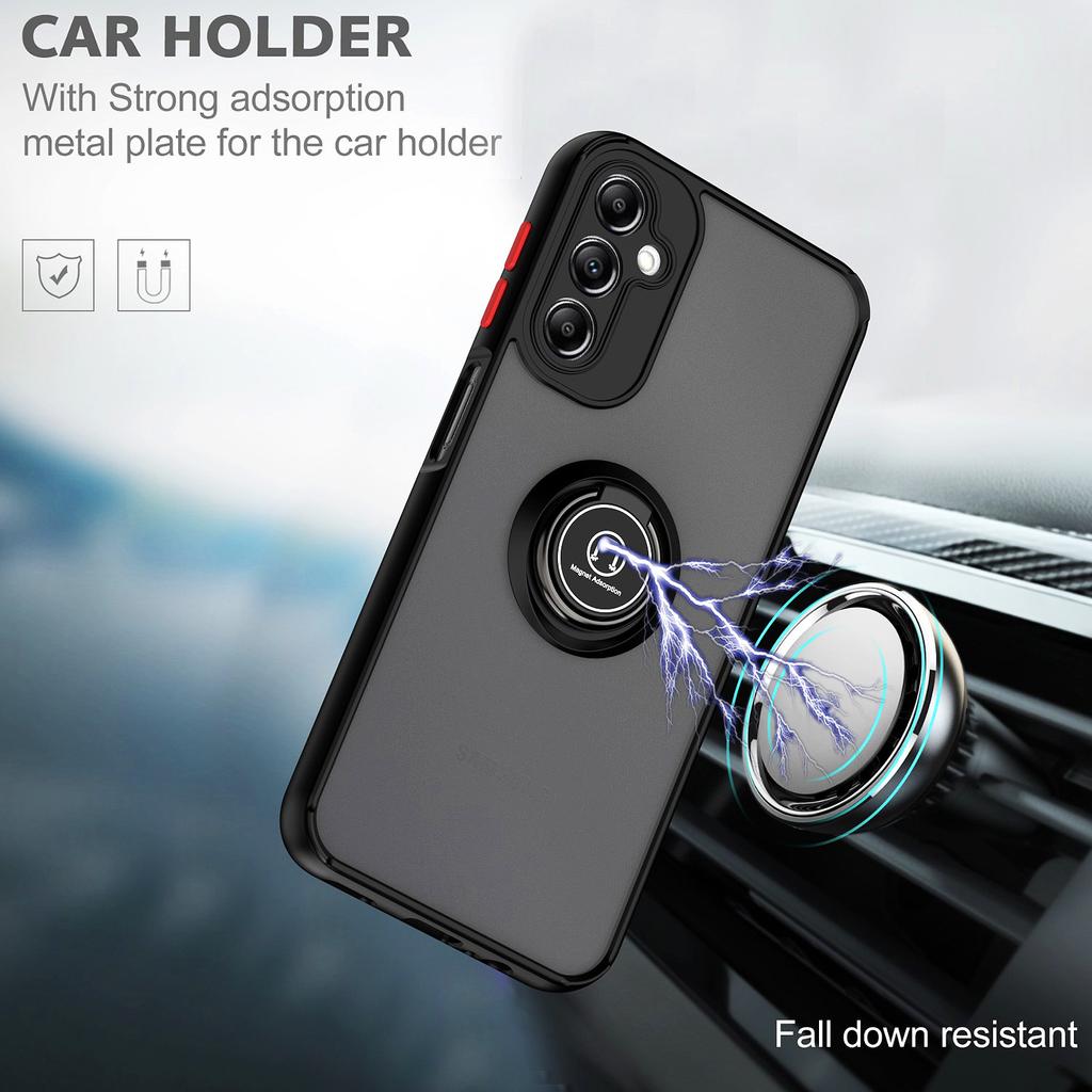 Чехол Armor для Samsung Galaxy A16 A06 A15 5G A25 A35 A55 A05 A05S A14 A24 A34 A54 M15 чехол-кольцо подставка держатель чехол Funda Capa