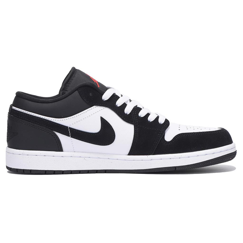 Jordan Air Jordan 1 Leather Slip Resistant Abrasion Resistant Coverage Low top Vintage Basketball Shoes Unisex HF3148-106(Team-SBOX)