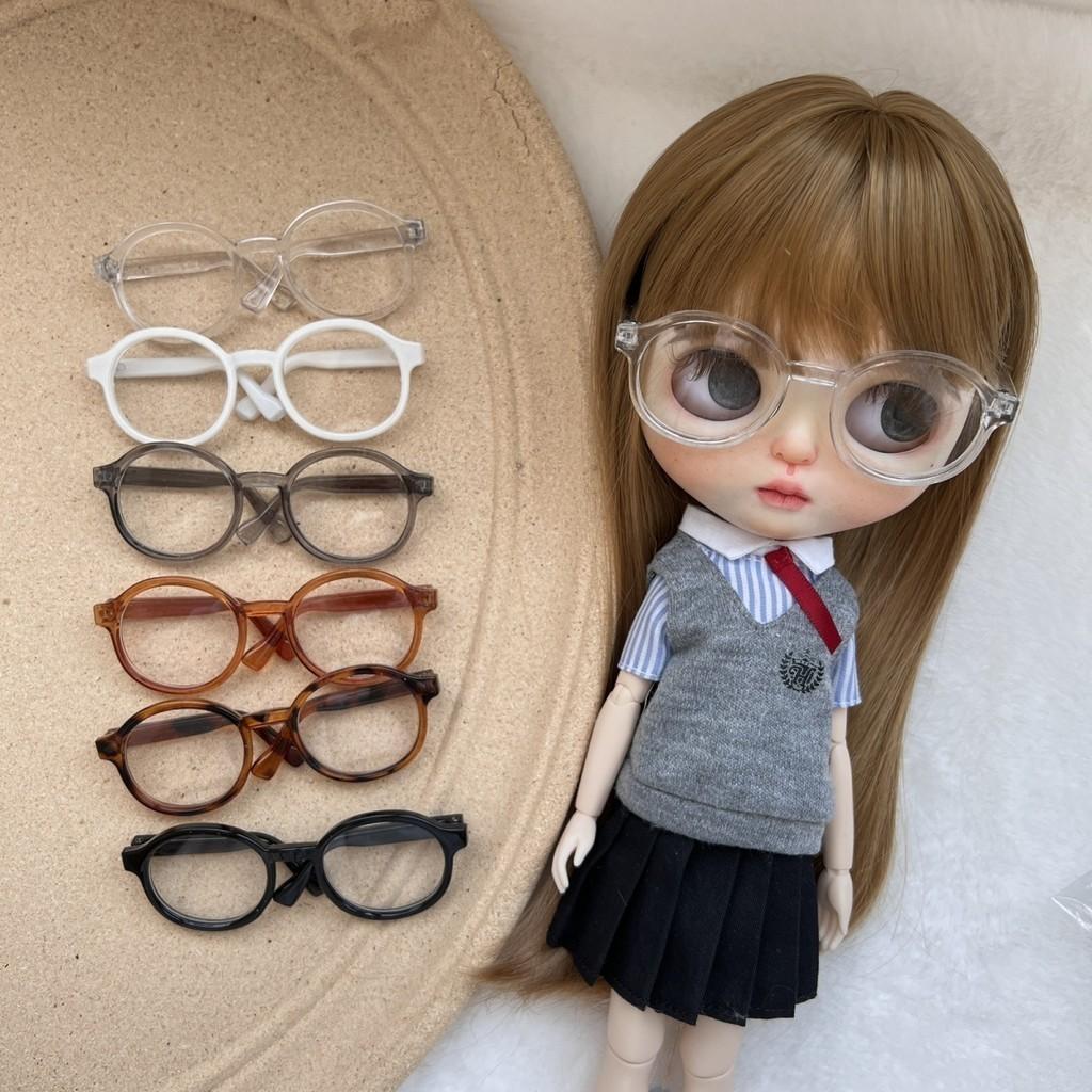 Для кукол Blythe Labubu Ob22/Ob24 Очки 20 см 15 см Кукла из хлопка Кукла-звезда Прозрачные Очки Аксессуары