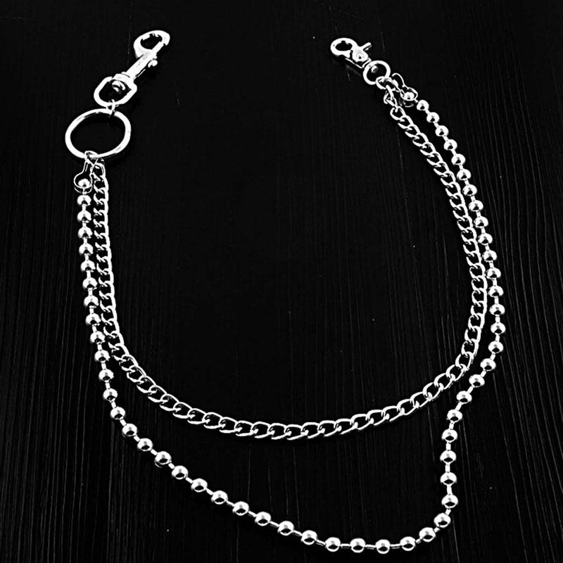 Панк Женщины Мужчины Цепочка Брелок Рок Брюки Брюки Жан Хип-Хоп Декор Подарок