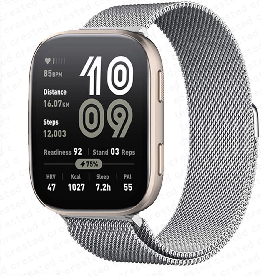 20 мм 22 мм ремешок для часов для Amazfit bip 6/5/Balance/GTS/4/mini/2/2e/3/GTR/4/2/3 Pro миланская петелька браслет huawei gt 5 4 3 2 Ремешок