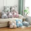 Snowflake Fleece Blanket Winter Lambswool Thickened Cover Blanket Double Layer Blanket