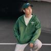 Li Ning Lettered Cardigan Hooded Long Sleeve Sports Jacket Unisex Jacket Fog-Pine-Green AWDU857-2
