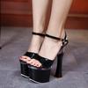 High Heels, Sandals, Women's Work Shoes, Catwalk Pole Dancing Shoes, Crystal Soles