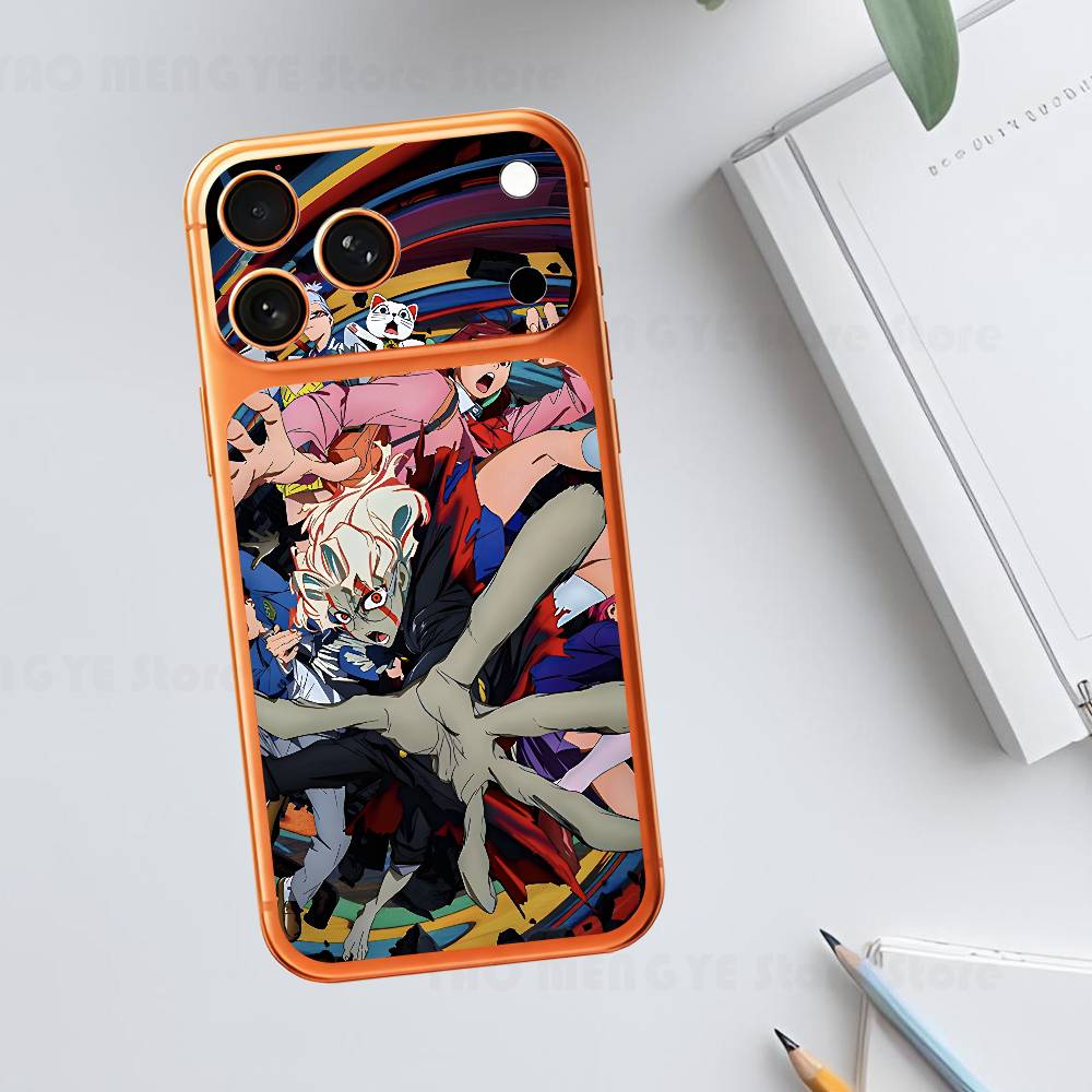 Аниме Момо Окарун D-Dandadan Обычная наклейка-скин для iPhone17 Pro ProMax Задняя пленка Чехол-обертка Антицарапающаяся Прочная наклейка