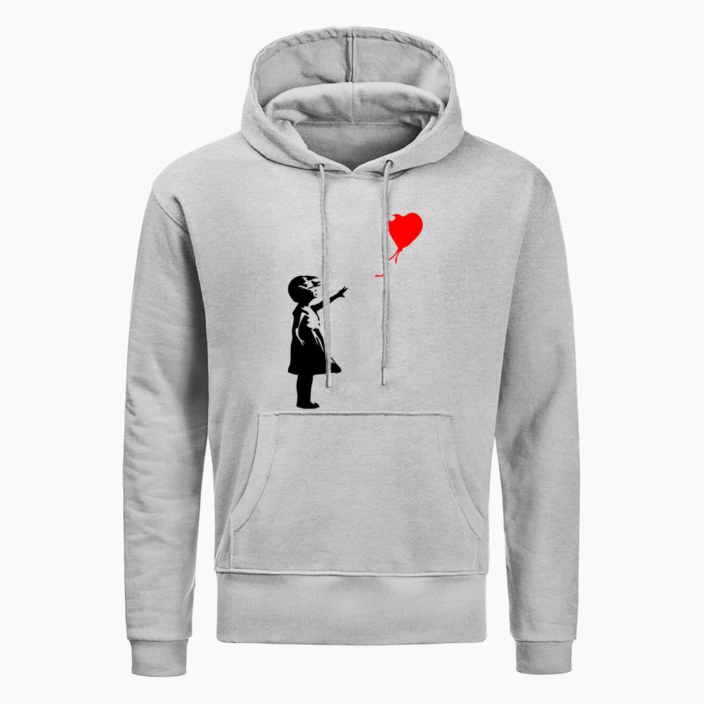 Модные толстовки с капюшоном Balloon Girl Banksy Толстовка осенняя персонализированная куртка хип-хоп мужская уличная толстовка