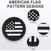 JUSTTOP Подставка-подстаканник для автомобиля, Нескользящая подставка-подстаканник для автомобиля с американским флагом, Автоаксессуары для интерьера для женщин и мужчин, 4 шт. Черные