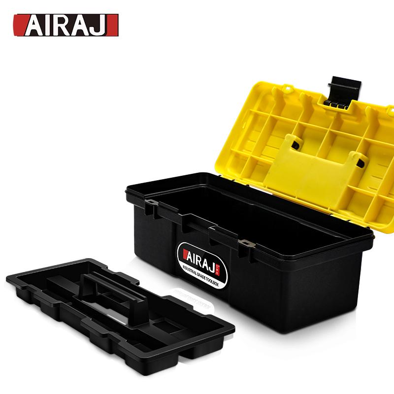 Ящик для инструментов AIRAJ Hardware Storage Toolbox многофункциональный, большой емкости, утолщенный, прочный, классифицируемый ящик для инструментов для хранения