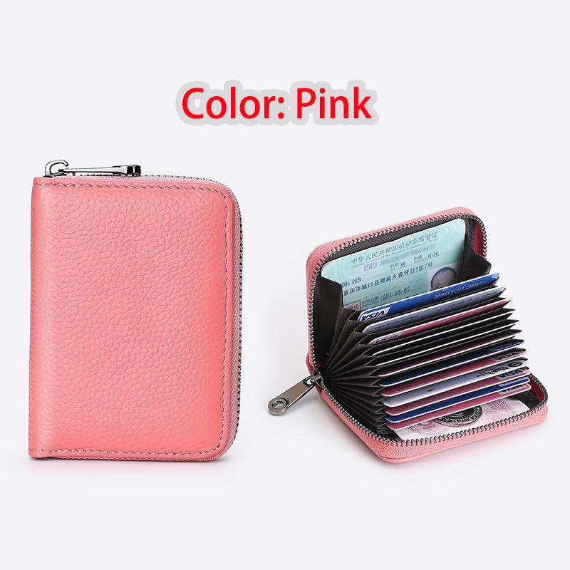 НОВЫЙ 2025 Кошелек для кредитных карт из натуральной кожи для мужчин и женщин, модный держатель для удостоверения личности, тонкий держатель для карточек для малого бизнеса, сумка