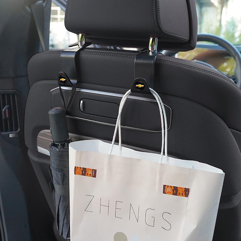 2Pcs Car Interior Portable Seat Back Hooks For Chevrolet Cruze Sonic Silverado Corvette Trax Camaro Equinox Z71 Aveo Lacetti SS
