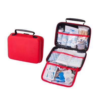 1 шт., водонепроницаемая медицинская посылка из искусственной кожи, вне дома, автомобильная медицинская сумка, портативная сумка для хранения, переносная коробка для хранения в чрезвычайных ситуациях