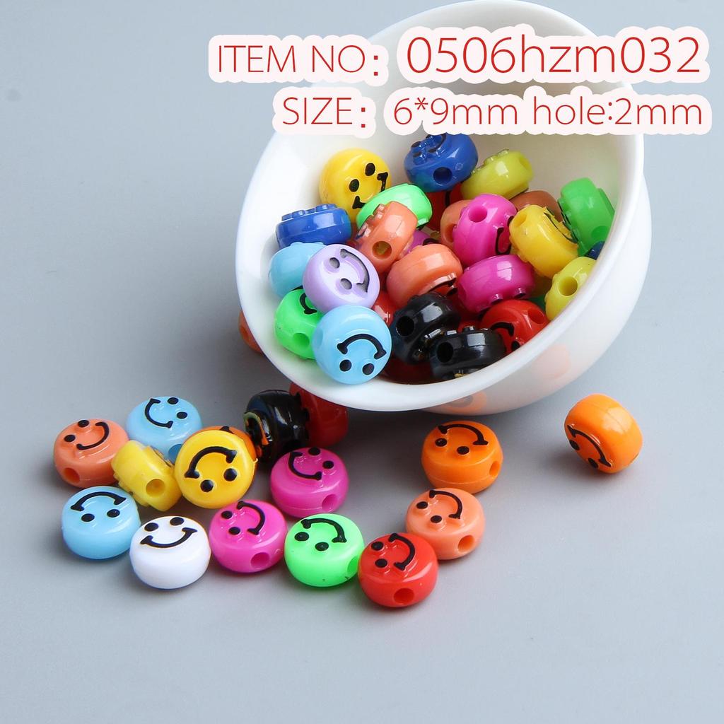 10g Pack of Flat Acrylic Alphabet Beads for DIY Children's Beading and Jewelry Keychain Accessories