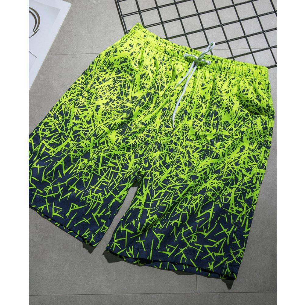 Summer 3D Camouflage Print Shorts Fashionable Casual Beach Men's Shorts