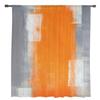 Orange Gray Abstract Oil Painting Texture Sheer Curtains for Living Room Decoration Window Curtain Kitchen Tulle Voile Drapes