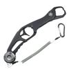 1091 Fish Aluminum Fish Fish Catcher (Iregui) Grip, Ultra-Lightweight Grabber, (Silver/Black)