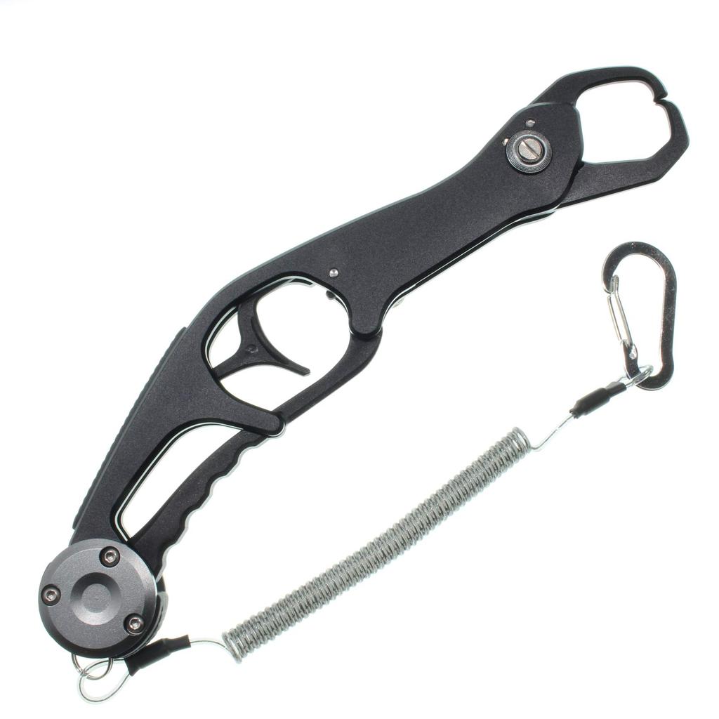 1091 Fish Aluminum Fish Fish Catcher (Iregui) Grip, Ultra-Lightweight Grabber, (Silver/Black)
