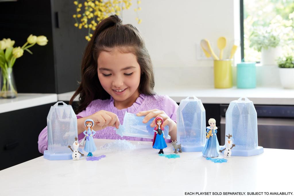 Disney Frozen Ice раскрывает магию льда (Коллекция сюрпризов 3 Мини-куколки) [Набор сюрпризов] [Кукла-наряд] [Набор аксессуаров для мини-кукол] [От 6 лет]