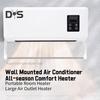 Wall Mounted Air Conditioner Space Heater Temperature Control Timer Function Silent Operation Energy-efficient Air Cooling Heating Fan