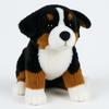 Super Realistic Bernese Mountain Dog Plush Toy 9.8 Inches, Simulation Design, Soft And Cute, Child-Safe Family Companion, Healin